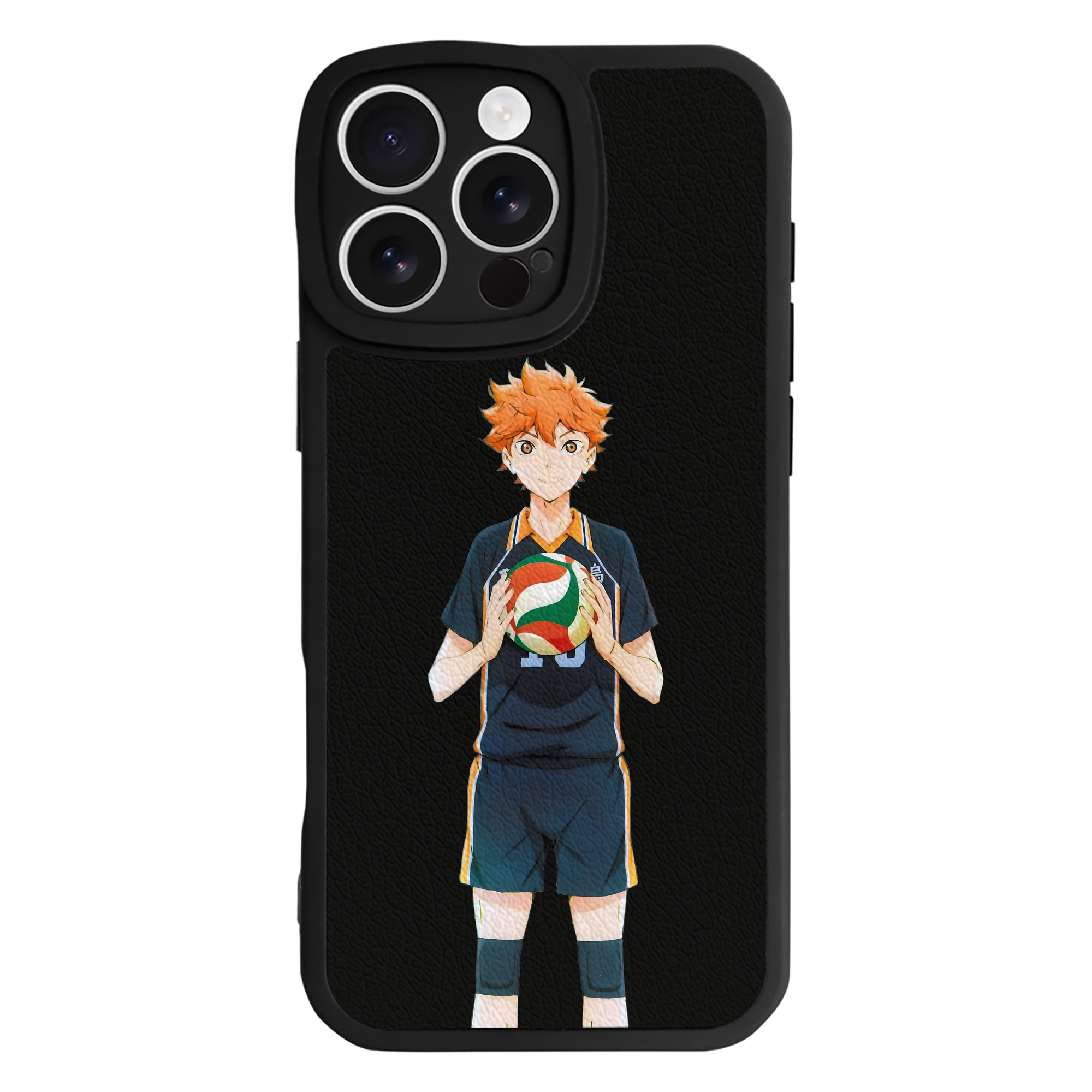 （画像用） ハイキュー!! Haikyu!! 【iPhone 16シリーズ対応】シリコンスマホケース（レザー調） 材質：シリコン